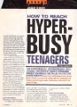 How To Reach Hyper-Busy Teenagers