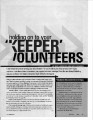 Holding Onto Your Keeper Volunteers